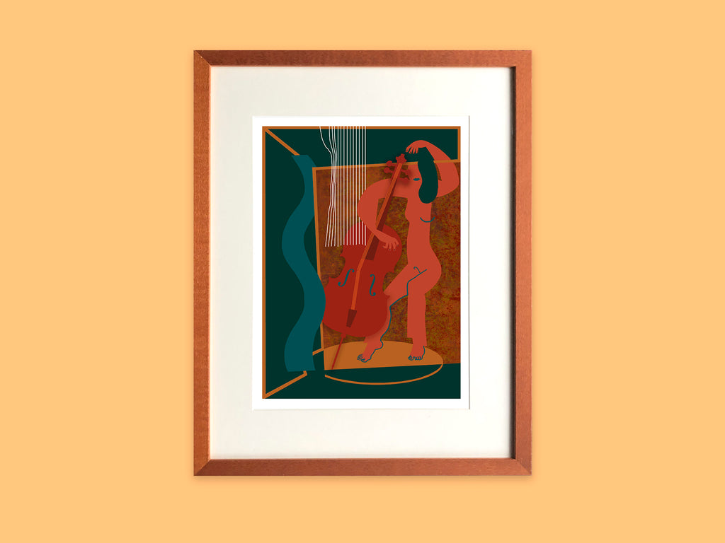 framed art print Jazz 