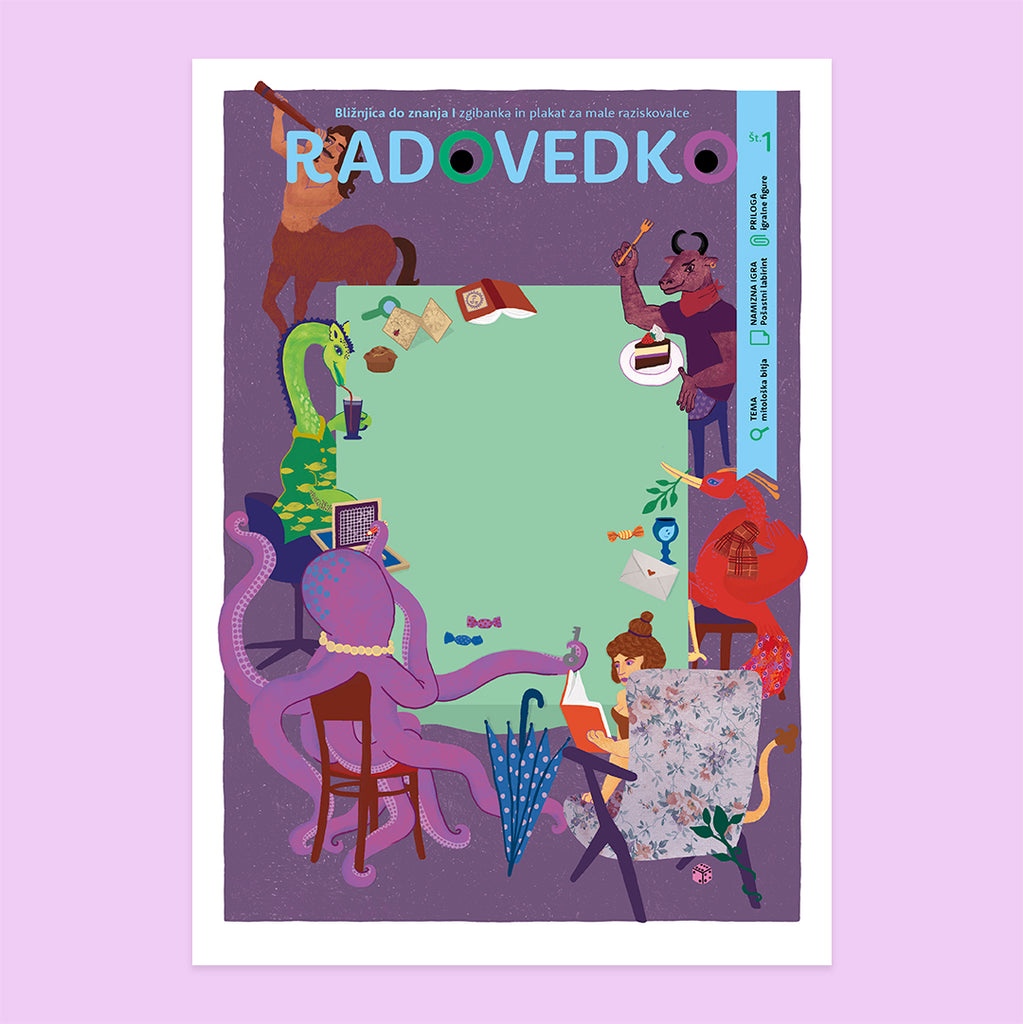 front cover of first issue of kids magazine Radovedko